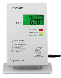 Tongdy CO2 NDIRアナライザー、WiFiおよびRS485データロギング、壁掛けIAQ検出器、CE認定 - Product Image 1