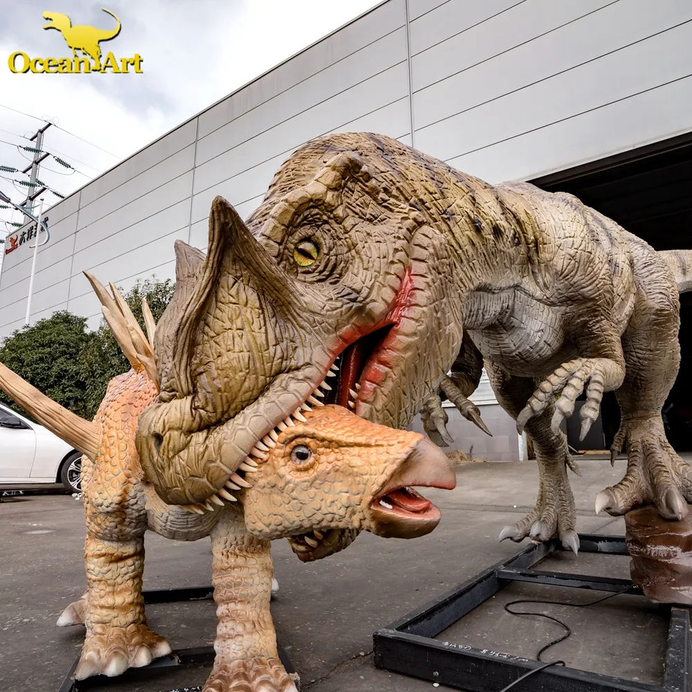 Ocean Art Dinosaurs Animatronics Dinossauro para parque temático dinossauro
