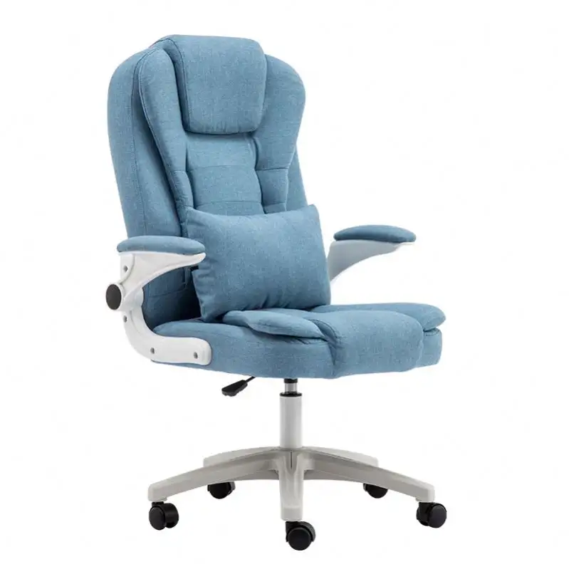 Vente en gros nouvelle chaise de bureau inclinable à dossier haut confortable en PU de luxe noire pour la salle d'attente de bureau