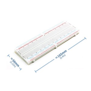 YXW Bread board 830 Löcher MB102 Transparent Color Board Mb102 Experimental Board Geeignet für kleine DIY Kit Raspberry Pi - Product Image 4
