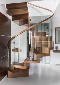 Винтовая лестница деревянная лестница, балясина и стойка, поручень, ступеньки для лестницы, подъем для лестницы, стойка для лестницы - Product Image 2