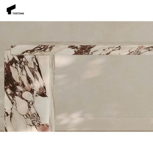 Tostone nội thất đồ nội thất calacatta Viola đá cẩm thạch tự nhiên lối vào giao diện điều khiển bảng cho lối vào phòng khách nhà biệt thự trang trí - Product Image 3