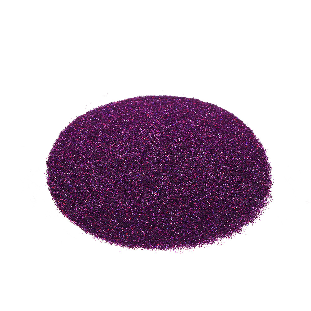 Poudre pailletée violet foncé laser 20g