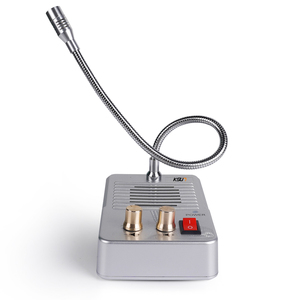 Zero-touch Communication Through Bank Counter 2 <strong>Way</strong> Window Speaker <strong>Intercom</strong> <strong>System</strong> for Hospital Post Office Ticket Station - Product Image 6