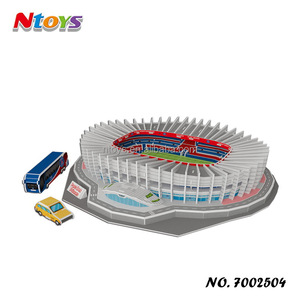Football Club Football Field Puzzle 3D Jigsaw Building Model Toys 3D Puzzle <strong>Stadium</strong> - Product Image 5