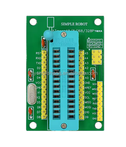 Lager ATMEGA8 ATMEGA48 ATMEGA168 ATMEGA328P-PU DIP28 Small System Board Programmer System Board