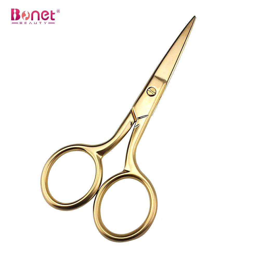 OEM accepted Stainless Steel Eyebrow Trimming Cosmetic Scissors Beauty Care Tool Eyebrow Scissor