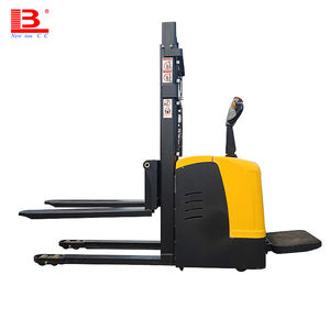 Vollelektrische 1.000kg/1500kg mit 1 Tonnen Kapazität Werkslager Verwendung Stand-on-Pallettenaufzug tragbare Lad-/Entlademaschine - Product Image 2