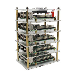 Raspberry Pi 4 modello B 1-5 strati custodia protettiva in acrilico trasparente per Raspberry Pi 3 modello B +(plus) / 3B / 2B / B + - Product Image 1