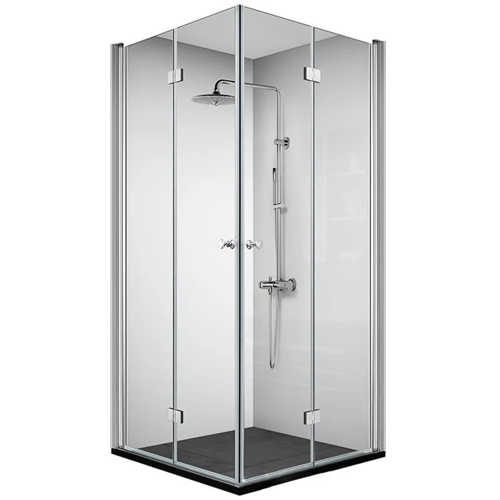 Langlebige hochwertige Aluminium glas geschlossene Ecke Dampf Badezimmer Designs Luxus Duschkabine