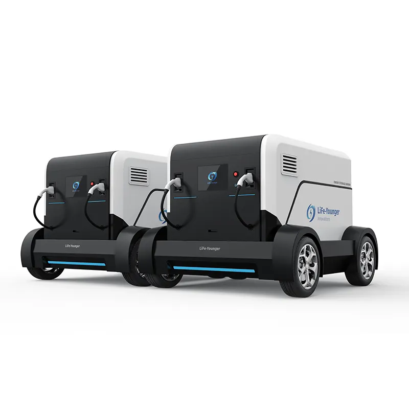 High Power Lithium Battery EV Charge 200kWh Trailer Power DC Fast Electric Chargers EV Charging Stations