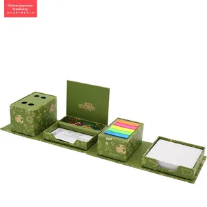 定制磁性记事本便笺套装广告N倍组合套装办公礼品用便笺盒批发
