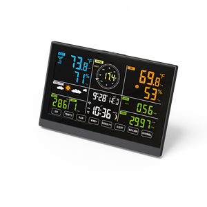 Nueva Estación Meteorológica Inalámbrica WIFI TUYA con energía Solar, pantalla a Color, luz UV, viento, frío, lluvia, Sensor de temperatura, uso al aire libre - Product Image 6