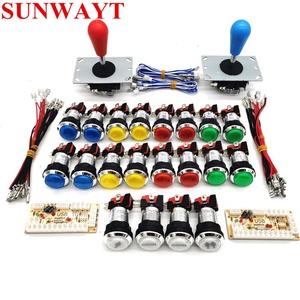 Venta al por mayor, Kit de Arcade Diy, botones y Joysticks led iluminados con cromo para Raspberry pi 3/máquinas de juegos Arcade/PC - Product Image 3