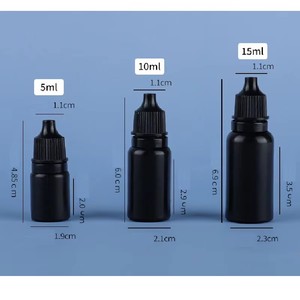 5毫升10毫升15毫升20毫升黑色Ldpe塑料挤压滴管瓶 - Product Image 5