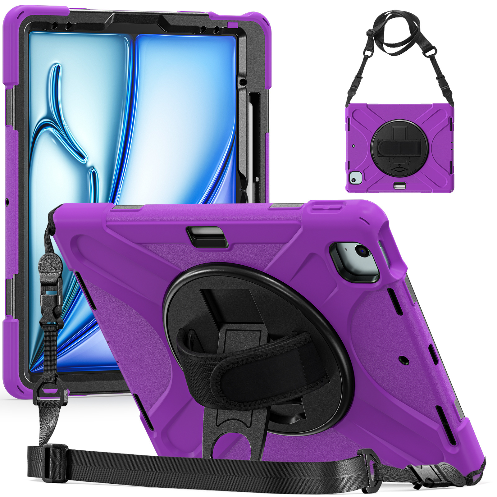 Púrpura-para iPad pro12.9 2018/2020/2021/2022