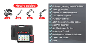 X431 PAD 7 VII PAD7 PAD VII Elite Online-Programmierung mit Smart link ECU-Programmierung OBD2-Scanner Auto diagnose tools
