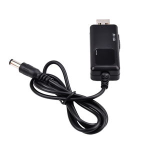 USB เป็น DC 5.5/3. อะแดปเตอร์สายไฟ5มม. 5V ถึง9V 12V USB สายเพิ่มพลัง USB DC สำหรับเส้นทางสายไฟ WIFI ขั้วต่อ US B - Product Image 2