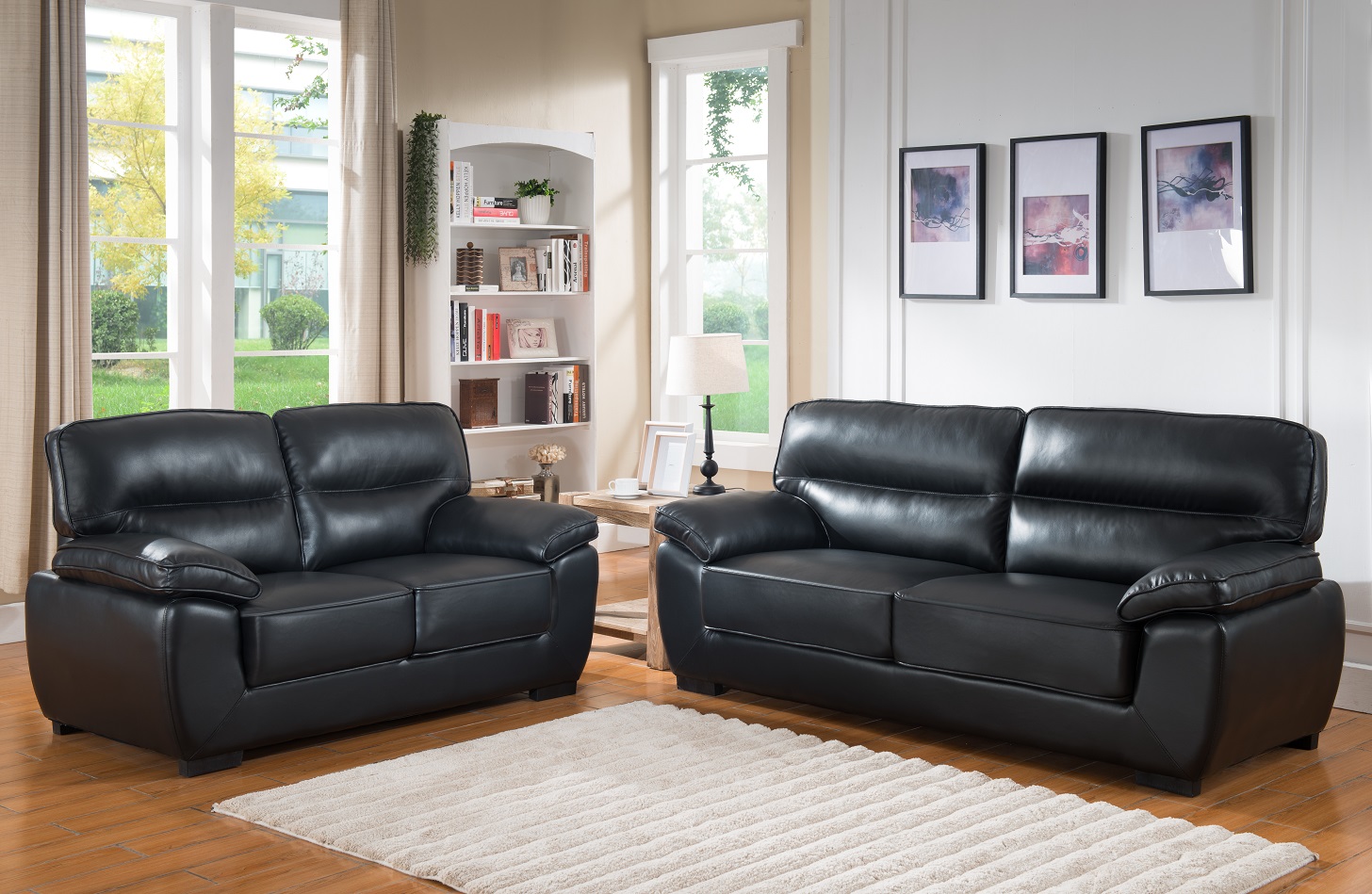 modern leather living room sofa for home use