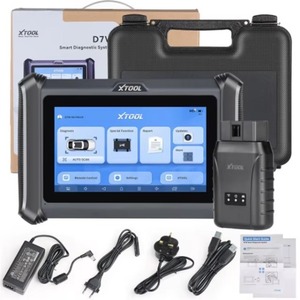2024 Xtool D7w teşhis aracı tüm sistem çift yönlü tarayıcı Ecu kodlama anahtar programcı 36 sıfırlama Doip Can Fd