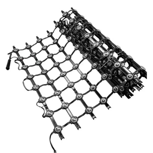 <span class=keywords><strong>LED</strong></span>网格屏P50柔性透明异型幕墙天花板像素显示点光源户外照明 - Product Image 1