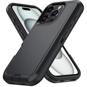 Üç geçirmez zırh cep telefonu kabuk iPhone 16 için uygundur artı her şey dahil anti-damla mat anti-skid sert kabuk - Product Image 6
