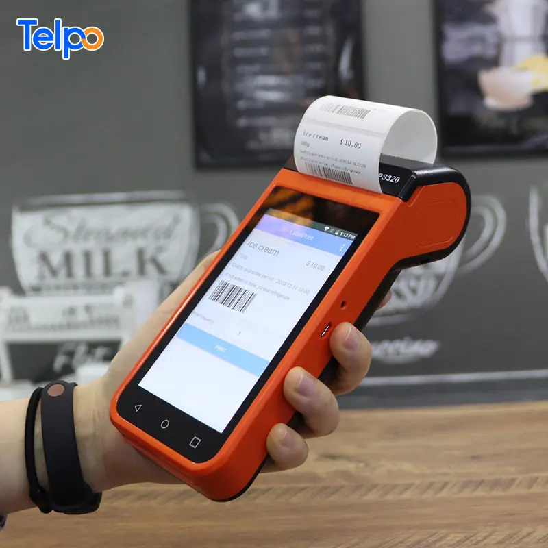 Miễn Phí SDK Telpo TPS320 Xổ Số Không Dây Lotto Mobile Pos Terminal/Cá Cược Máy Với Máy In Nhiệt 58Mm