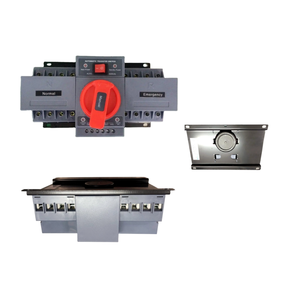 CNCSGK ATS 63 Amp 63A çift güç manuel geçiş anahtarlama denetleyicisi 2P 2 3 kutuplu elektrik otomatik Transfer anahtarı - Product Image 2