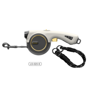 नायलॉन प्लास्टिक मौसम प्रतिरोधी कुत्ते प्रशिक्षण कॉलर पट्टा सेट टेलीस्कोपिक स्टॉप लॉक फैशन सरल रबर सामग्री रोशनी - Product Image 3