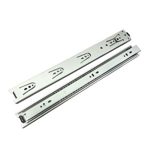 Üç bölüm ve kalınlaşmış sönümleme ve sessiz yastıklama kılavuzu büyüleyici ile 304 paslanmaz çelik kaydırma izi çekmece kılavuzu - Product Image 1