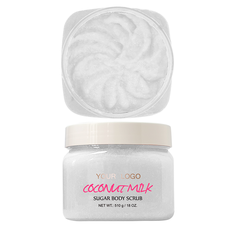 Coconut milk body scrub