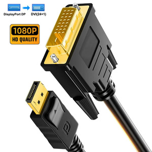 DisplayPort para cabo DVI 3M Display Port DP para DVI-D cabo adaptador conversor
