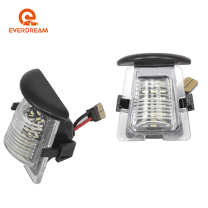 אביזרי רכב באיכות גבוהה LED + ABS רישיון צלחת אור עבור ג 'יפ רנגלר <span class=keywords><strong>JK</strong></span> 2007-2017