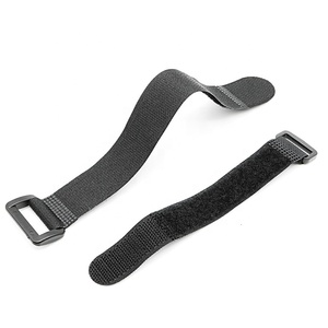 Stick Strong Self-Gripping Fastening Tape Cable Ties Adesivo Duplo Lado Ajustável Gancho e <span class=keywords><strong>Loop</strong></span> Strap Com Fivela