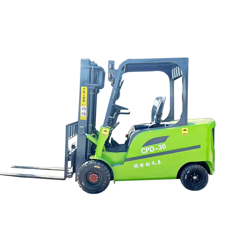 1 tấn DIESEL Side loader Powered đối trọng nhỏ nhỏ Pin điện thủy lực Pallet xe nâng với 4 bánh xe nâng