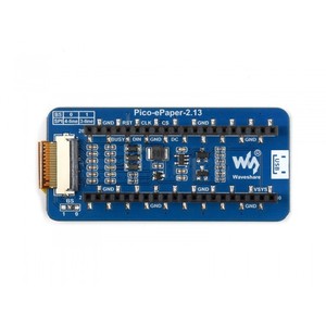 2,13-Zoll-E-Paper-E-Ink-Anzeigemodul für Raspberry Pi Pico, 212*104, Rot/Schwarz/Weiß, SPI - Product Image 4