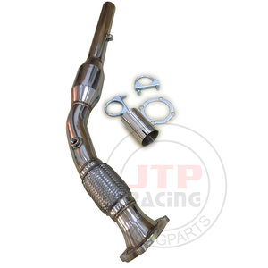 EXHAUST DOWNPIPE for A3 1.8T <strong>Turbo</strong> Pipe for GOLF MK4 GTI 1.8L A3 TT <strong>TURBO</strong> DOWN PIPE with 200 Cell Cat - Product Image 2