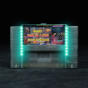 بطاقة ألعاب إضاءة LED فائقة الجودة في 1 لـ SNES خرطوشة وحدة التحكم في الفيديو 16 بت تدعم جميع وحدات التحكم في الولايات المتحدة الأمريكية/اليورو/اليابان - Product Image 4