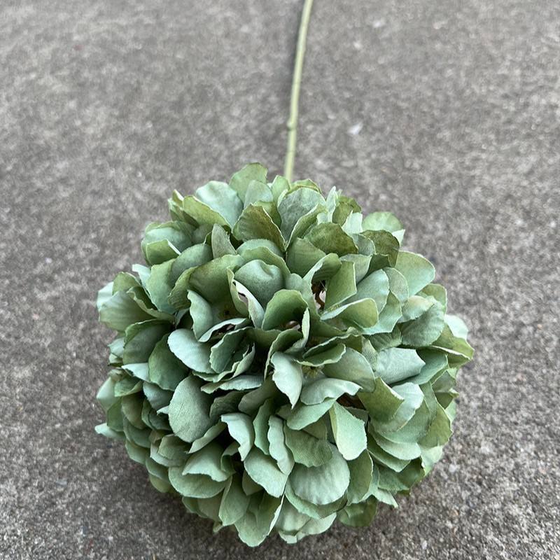 1 # sola pintura al óleo Hortensia salvaje-verde