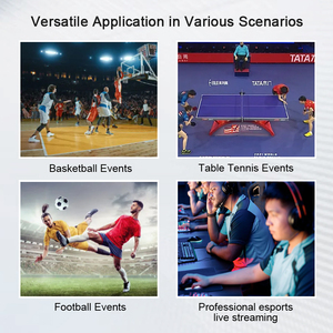 JJTSVideo KD61 8チャンネルTバーフェーダースローモーションビデオスイッチャーSDI信号出力および入力ライブストリーミング用 - Product Image 6