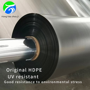 1.0mm lót HDPE geomembranes tiêu chuẩn Mỹ đen mịn ứng dụng của <span class=keywords><strong>Indonesia</strong></span> sắn tinh bột cho xử lý nước thải hồ bơi - Product Image 4