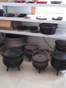 ขนาด1/4มินิเหล็กหล่อสีดำสามขาหม้อ Potjie - Product Image 3