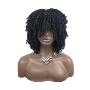 跨境假发编织头套弯曲非洲小卷手卷侧有多种颜色和库存 - Product Image 1