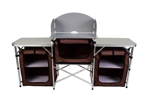 Trung Quốc Hot 2/4/6ft Có Thể Điều Chỉnh Nấu Ăn Tiệc Thép Không Gỉ Ủi LED Ánh Sáng Cắm Trại Thương Mại Cấp Cao Thanh Gấp Bảng - Product Image 6