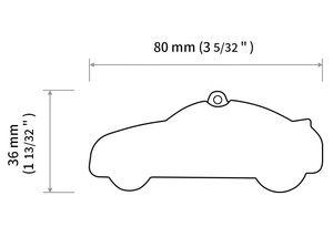 反光安全定制钥匙扣，汽车灯反射器 - Product Image 2