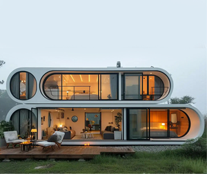 Apple cabin hiện đại thoáng khí vuông một lớp Cấu trúc thép Vật liệu container căn hộ nhà ngoài trời di động khu vực danh lam thắng cảnh - Product Image 6