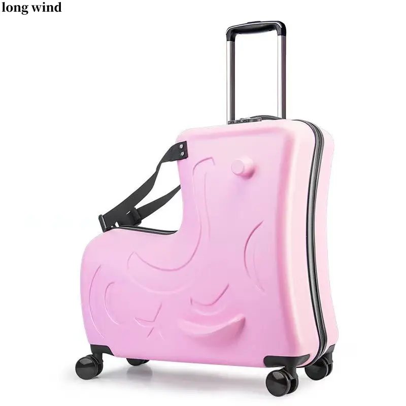 Valigia da viaggio bianca di vendita calda borsa da viaggio per PC trolley scooter valigia per bambini valigia personalizzata
