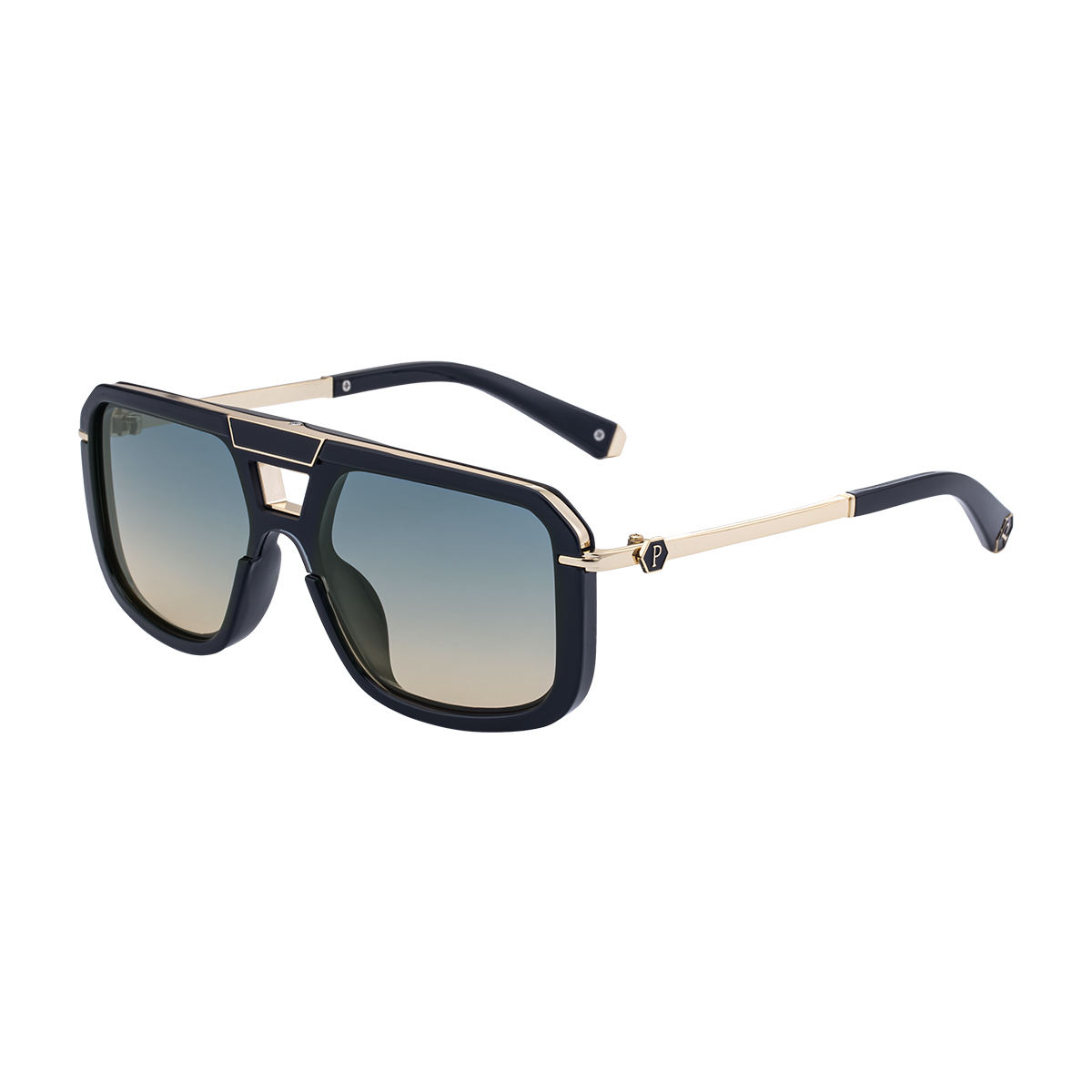 C3 Black Gold Frame Green Yellow