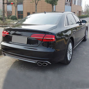 Supuman abs מבריק ביצועים שחור bump האחורי מפזר עבור <span class=keywords><strong>audi</strong></span> <span class=keywords><strong>a8</strong></span> סגנון s8 אביזרים 2015 2016 2017