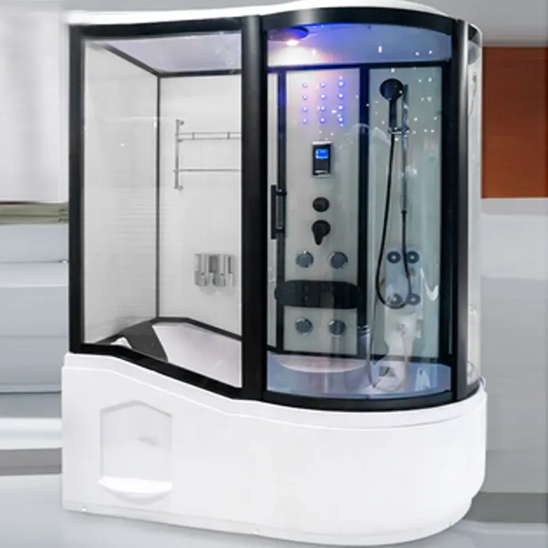 Walk In Luxury Whirlpool Sauna a vapore doccia con vasca da bagno sauna bagno doccia a vapore per interni